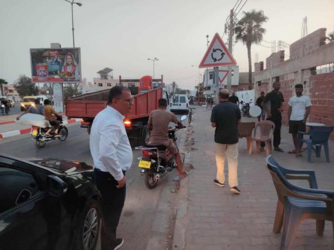 قابس: تحرير 9 محاضر وحجز 60 كرسيا و25 طاولة خلال حملة لمقاومة الانتصاب الفوضوي بمدينة الحامة