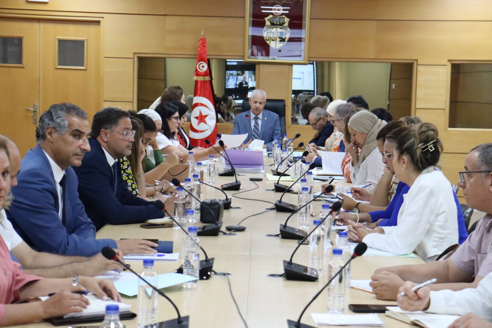 وزار ة التجارة:  الاجتماع السادس للجنة الوطنية المكلفة بالعلاقات مع المنظمة العالمية للتجارة.