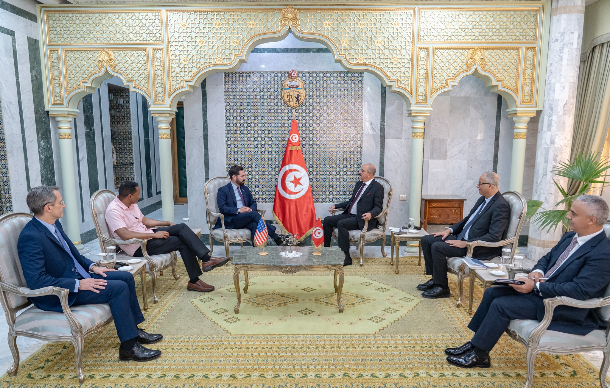 وزير الشؤون الخارجية يستقبل وفدًا من الكونغرس الأمريكي يترأسُه رئيس اللجنة الفرعية للشرق الأوسط وشمال إفريقيا