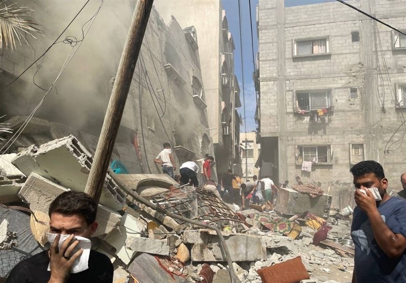 استشهاد 10 فلسطينيين في قصف جوي صهيوني على غزة