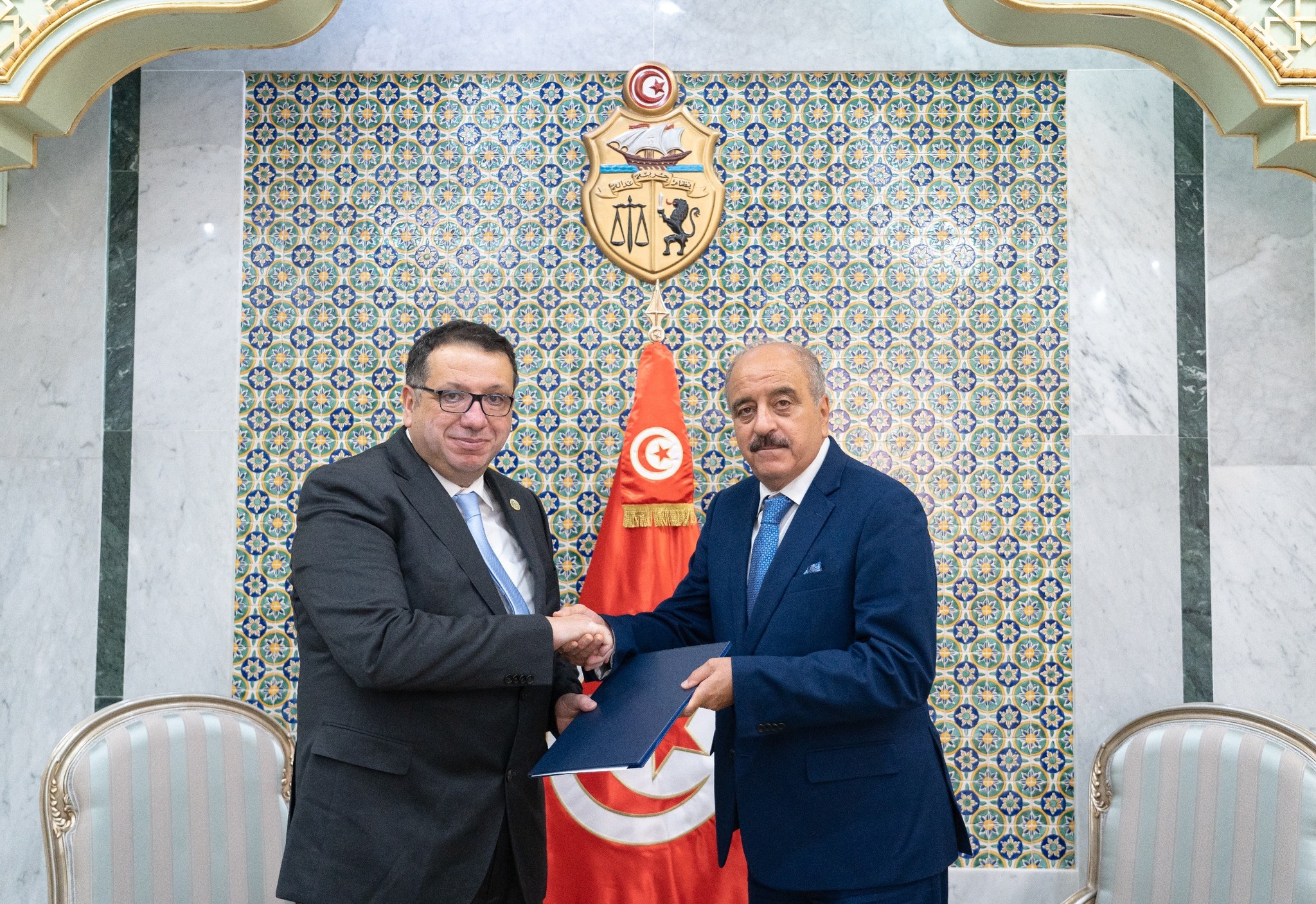 وزير الخارجية يتسلم أوراق عتماد مدير مكتب منظمة العمل الدولية لدى دول المغرب العربي