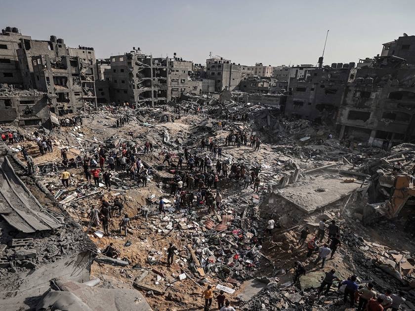  استشهاد 6 فلسطينيين في قصف جديد على مدينتي غزة و خان يونس.