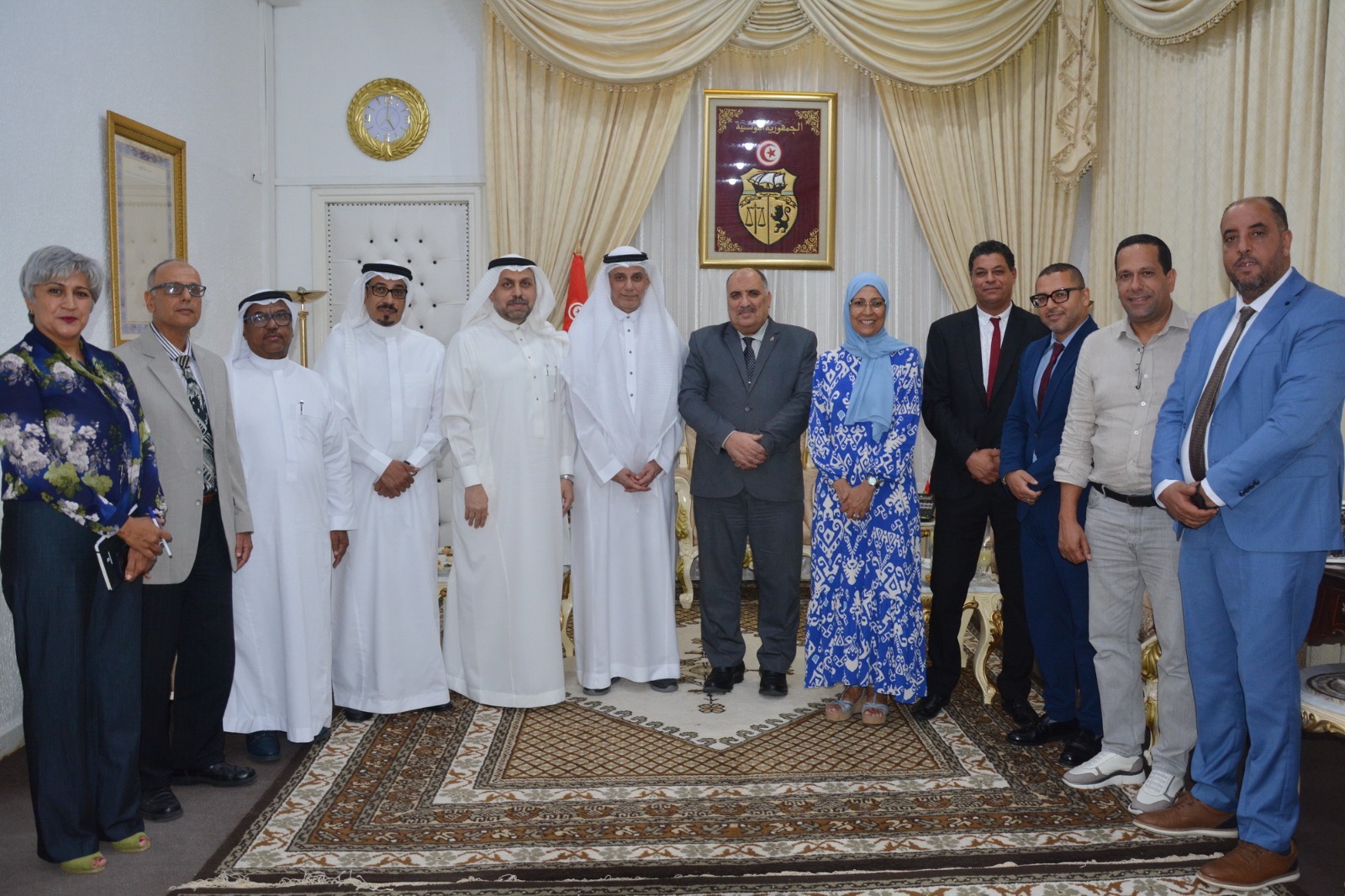 وزير الشّؤون الدّينية يلتقى رئيس مجلس شركة مطوّفي الحجيج
