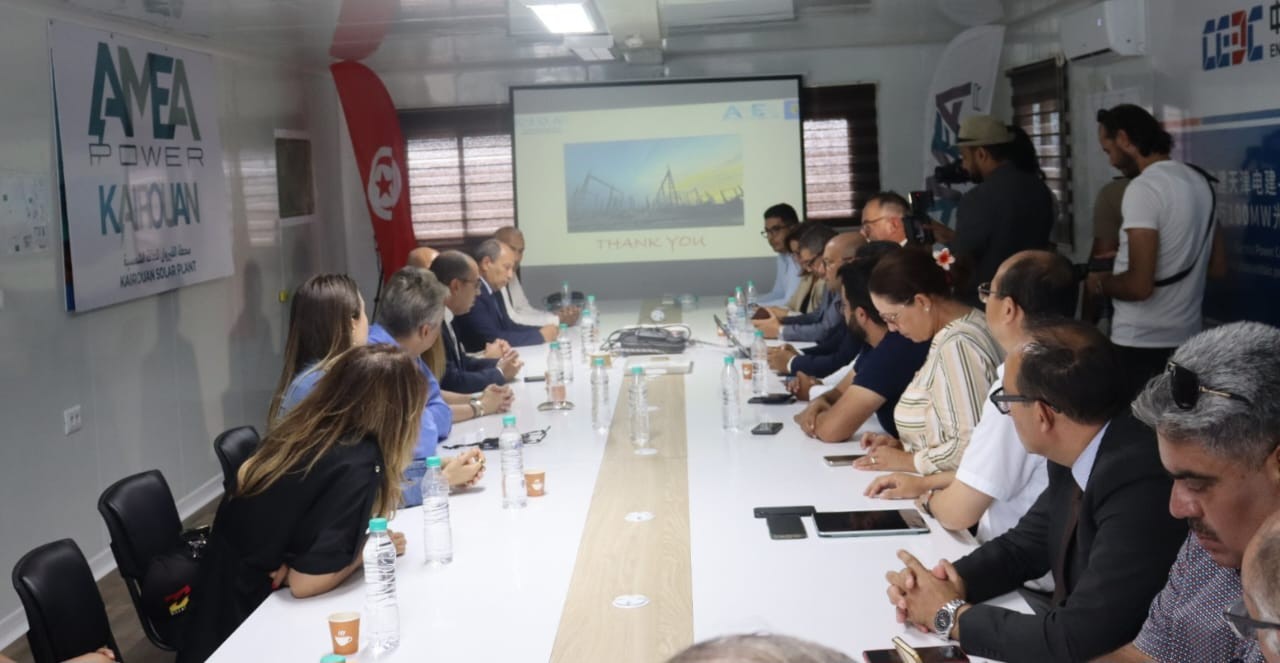 معاينة تقدم أشغال إنجاز محطة توليد الكهرباء من الطاقة الشمسية الفولطاضوئية بالمنطقة الصناعية السبيخة