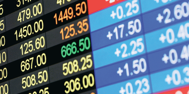 توننداكس يدرك مستوى 12 الف و 154 نقطة مع إغلاق حصة الإثنين