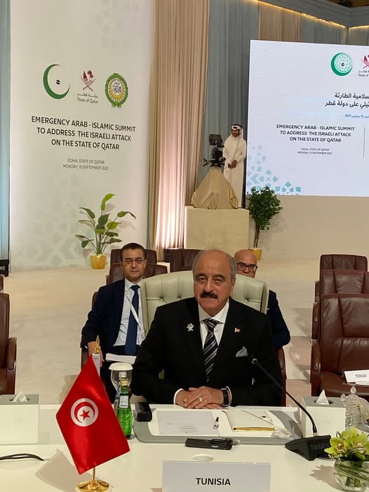 تونس تؤكد تضامنها مع دولة قطر وتحث على على توحيد الصفوف وتكثيف التعاون والتضامن العربي الإسلامي