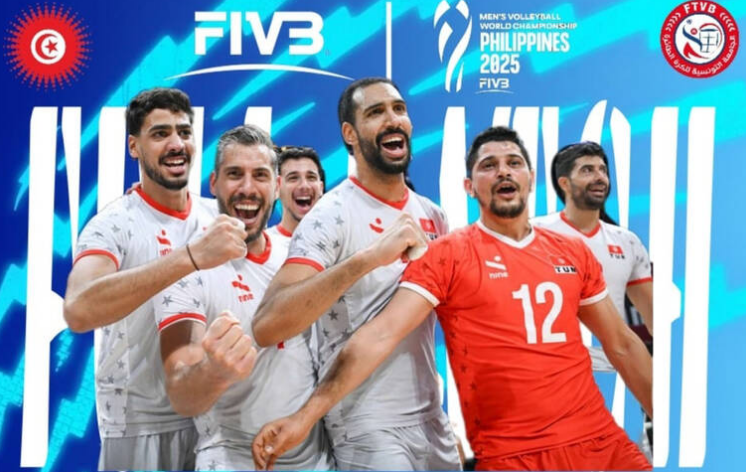 مونديال الكرة الطائرة : المنتخب التونسي يفوز على نظيره المصري بثلاثة اشواط نظيفة ويصعد الى الدور ثمن النهائي