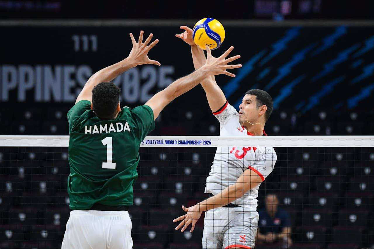 مونديال الكرة الطائرة - المنتخب التونسي يواجه في الدور ثمن النهائي نظيره التشيكي