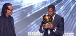 ديمبلي يفوز بجائزة الكرة الذهبية لأفضل لاعب في العالم
