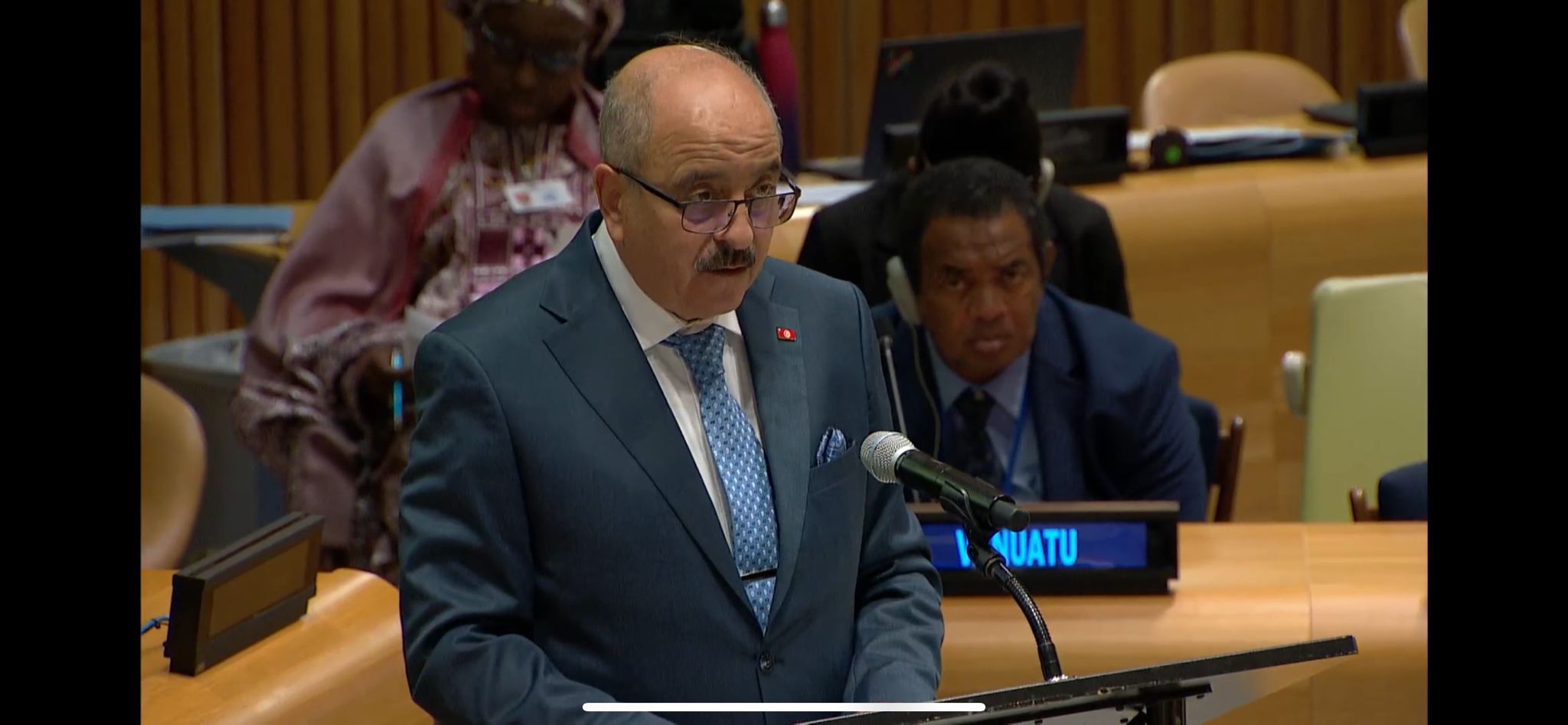 وزير الخارجية يؤكد التزام تونس الراسخ بتنفيذ إعلان ومنهاج عمل بيجين وأجندة بيجين+30