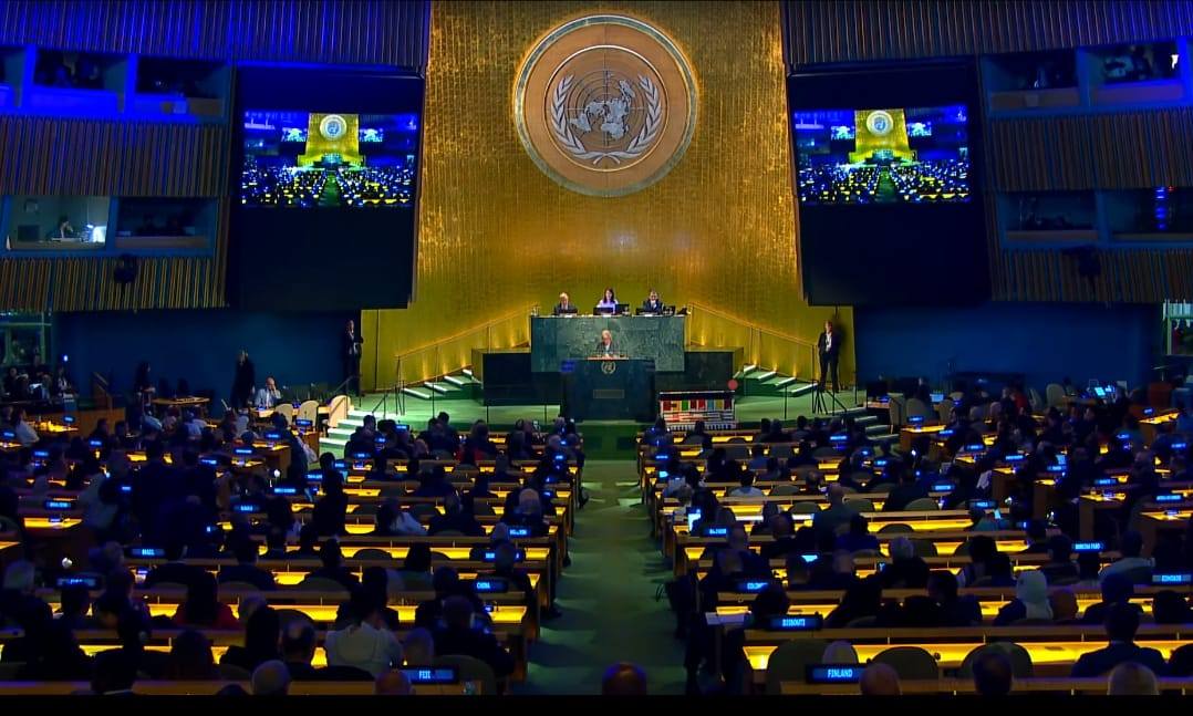 النفطي يستهل مشاركته في الاجتماع رفيع المستوى لإحياء الذكرى الثمانين لتأسيس الأمم المتحدة