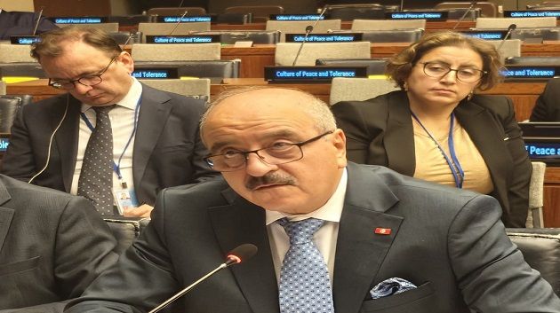النفطي يطالب في إجتماع "نشر ثقافة السلام والتسامح" في نيويورك بوقف فوري لإطلاق النار على غزة وإيصال المساعدات الإنسانية دون قيود