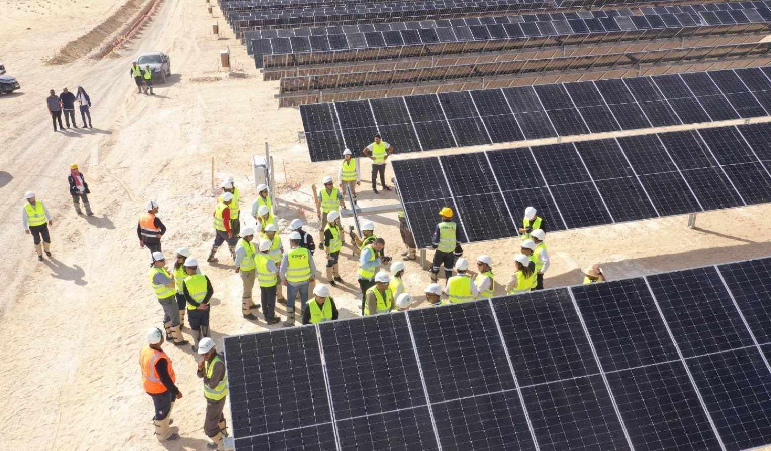  توزر : تقدم بـ75% في أشغال إنجاز محطة توليد الكهرباء من الطاقة الشمسية الفولطاضوئية