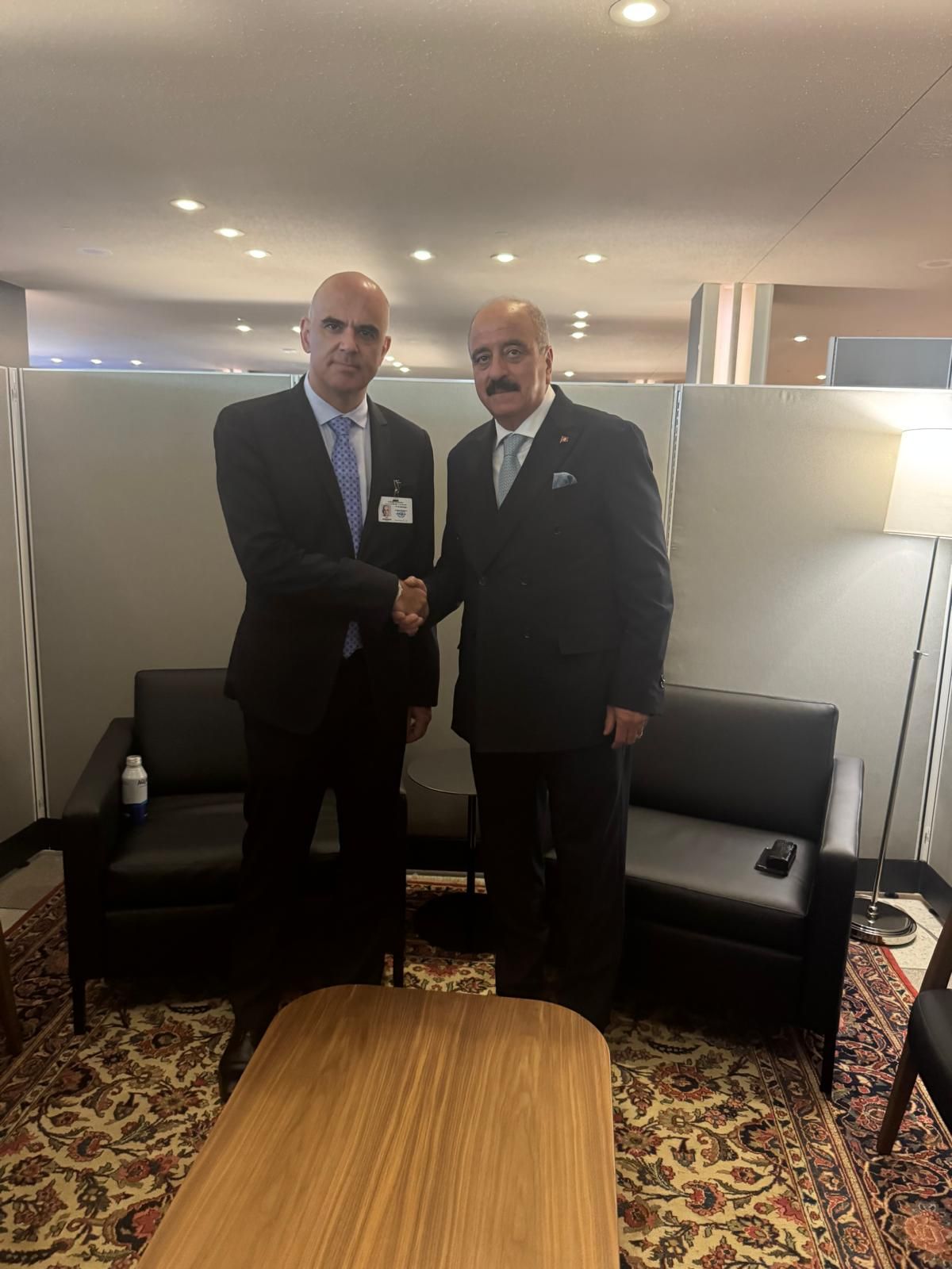 وزير الشؤون الخارجية يتحادث مع الأمين العام لمجلس أوروبا