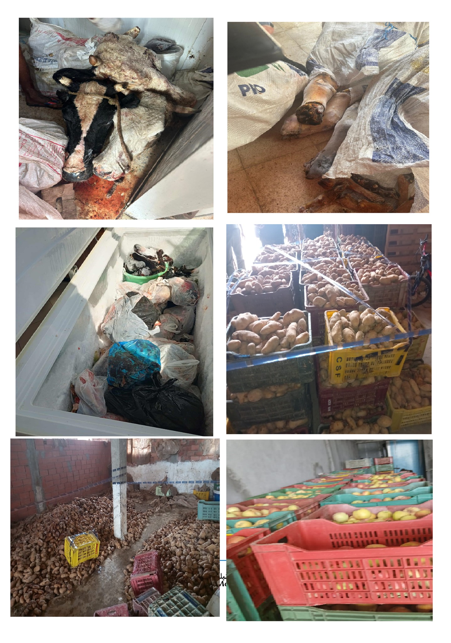 هيئة السلامة الصحية للمنتجات الغذائية تحجز أكثر من 25 طنا من المواد الغذائية الفاسدة أو مجهولة المصدر