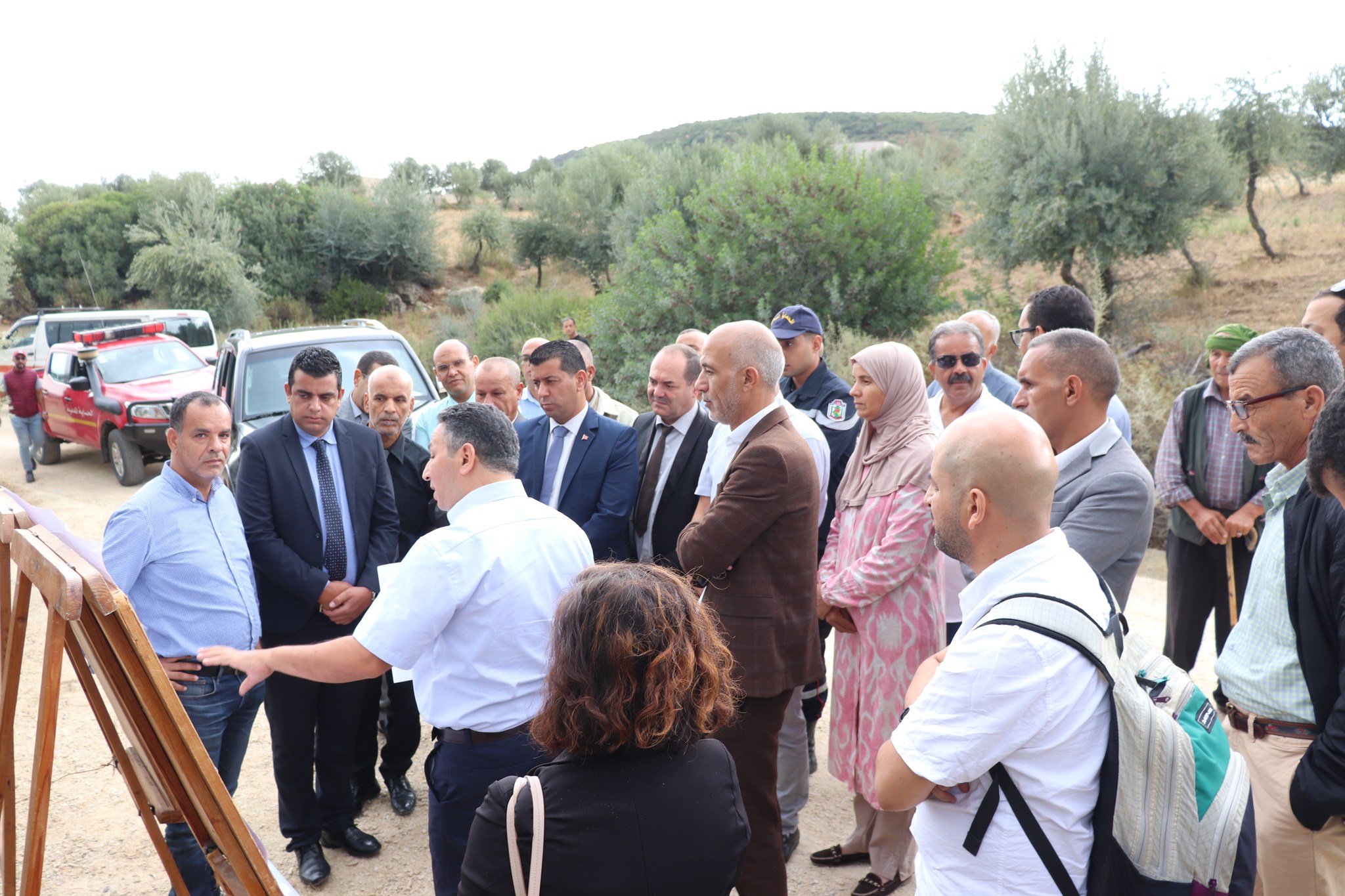 جندوبة: معاينة موقع المشروع الوطني سد وادي الرغاي بغار الدماء