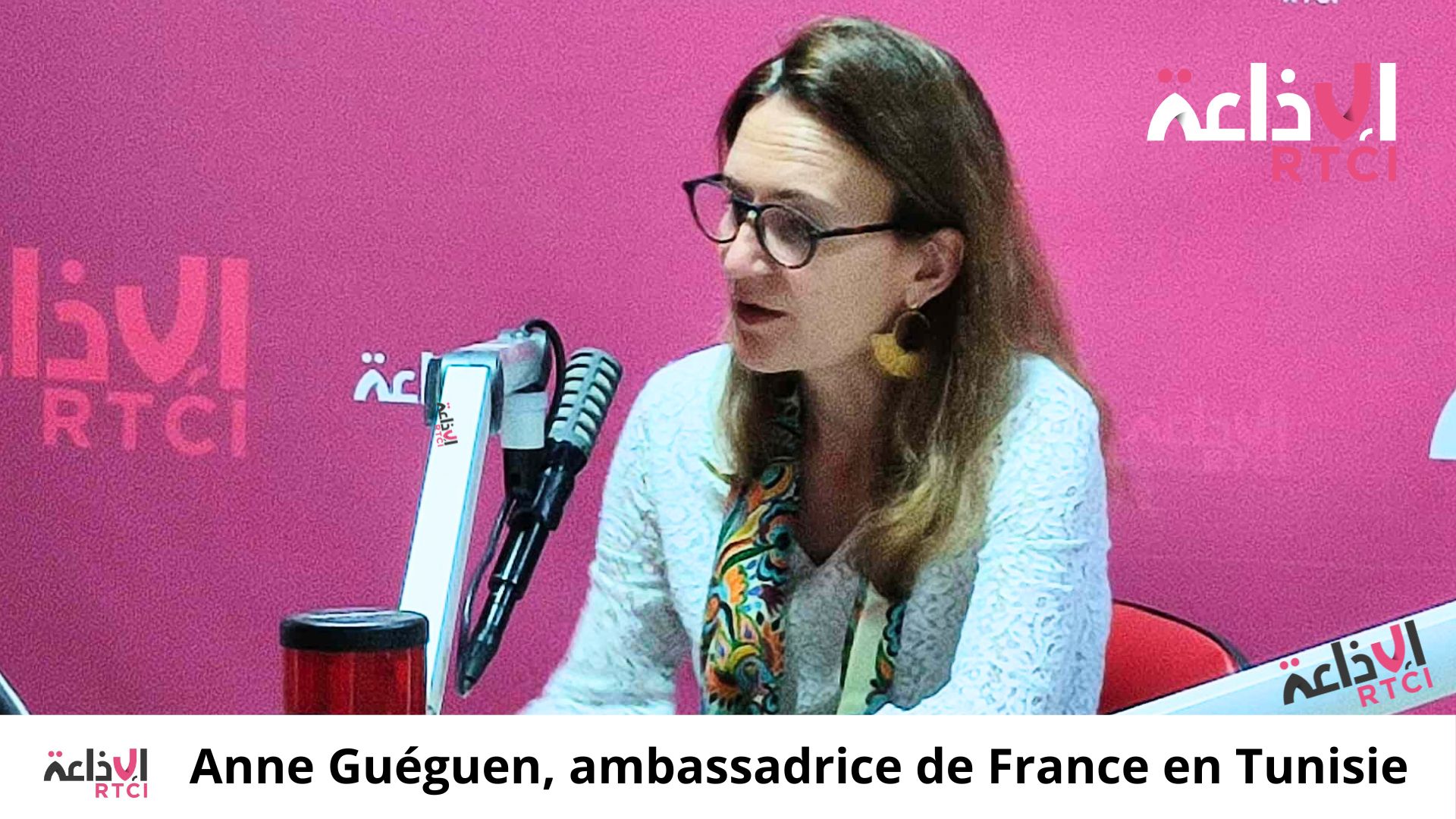 "120 minutes de RTCI": Avec Anne Guéguen, ambassadrice de France en Tunisie. Autour des programmes de coopération bilatérale