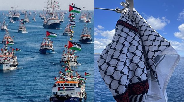 اسطول الصمود العالمي يستأنف رحلته نحو غــ زة بعد تعرضه إلى محاولة اختراق من الكـ يان