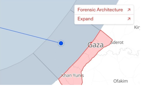 L’un des navires de la Flottille de la Résilience parvient à franchir les eaux territoriales de Gaza.