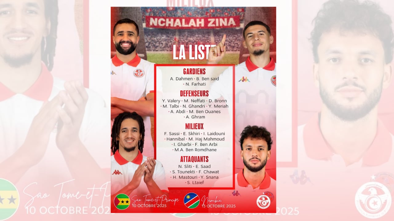 تصفيات مونديال 2026: قائمة لاعبي المنتخب الوطني لمباراتي ساوتومي وناميبيا 