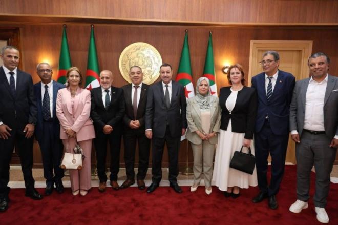 وفد من مجموعة الصداقة البرلمانية التونسية الجزائرية يجري سلسلة من اللقاءات خلال زيارته إلى الجزائر