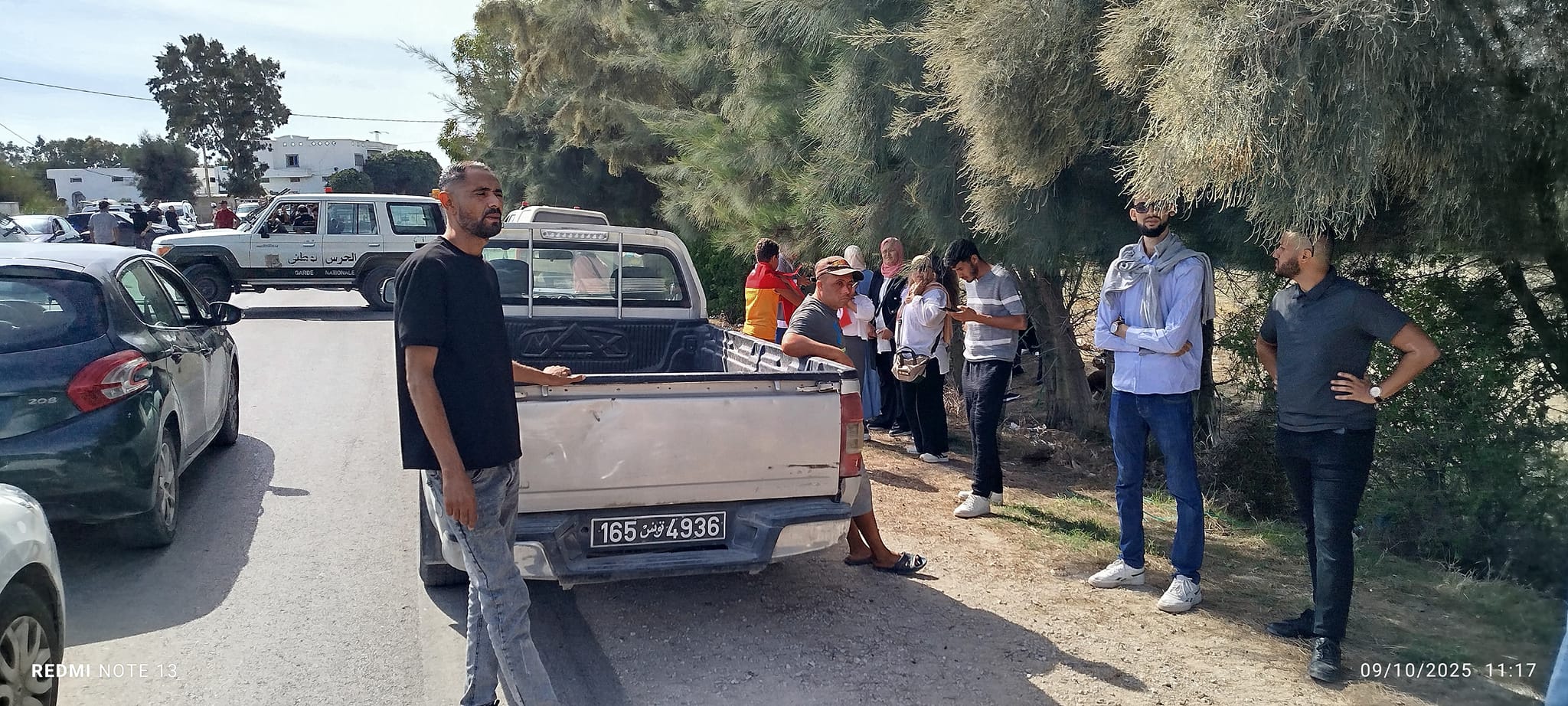 نابل: مسيرة سلمية تحت شعار: "قافلة الحياة"، بتنظيم من أهالي منطقة صاحب الجبل بمعتمدية الهوارية.