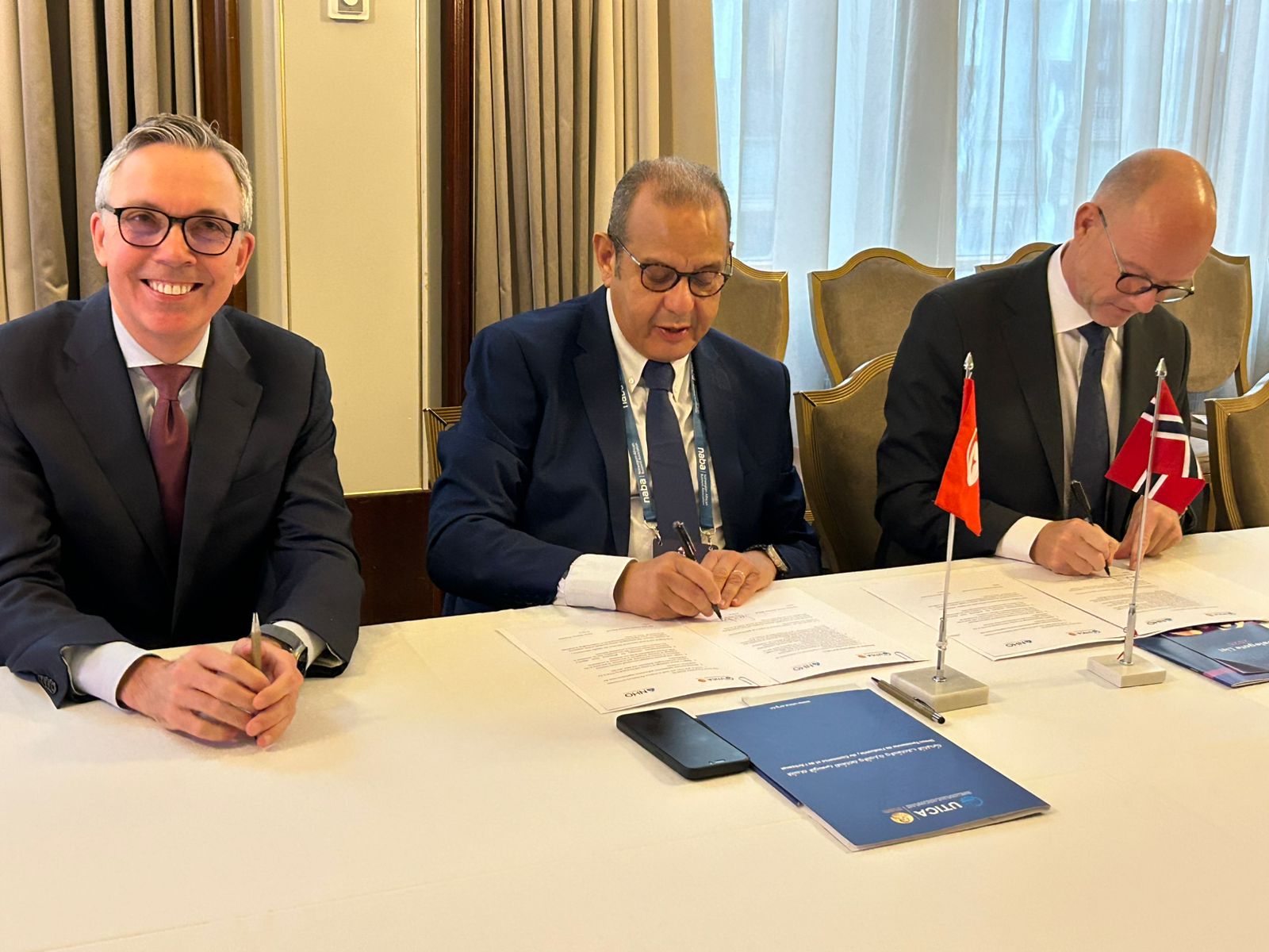 توقيع بروتوكول اتفاق الخاصّة بإنشاء مجلس الأعمال التونسي النرويجي