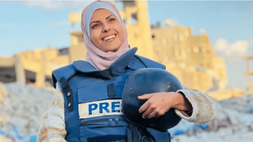 مراسلة اندبندنت عربية الشهيدة مريم أبو دقة تفوز بجائزة بطل حرية الصحافة