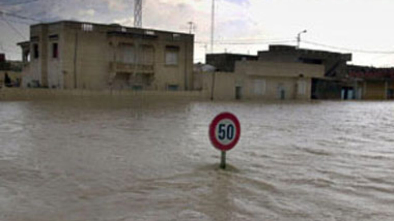 فيضانات تجرف امرأة ونعاجها بعمادة الكدية من معتمدية بوسالم