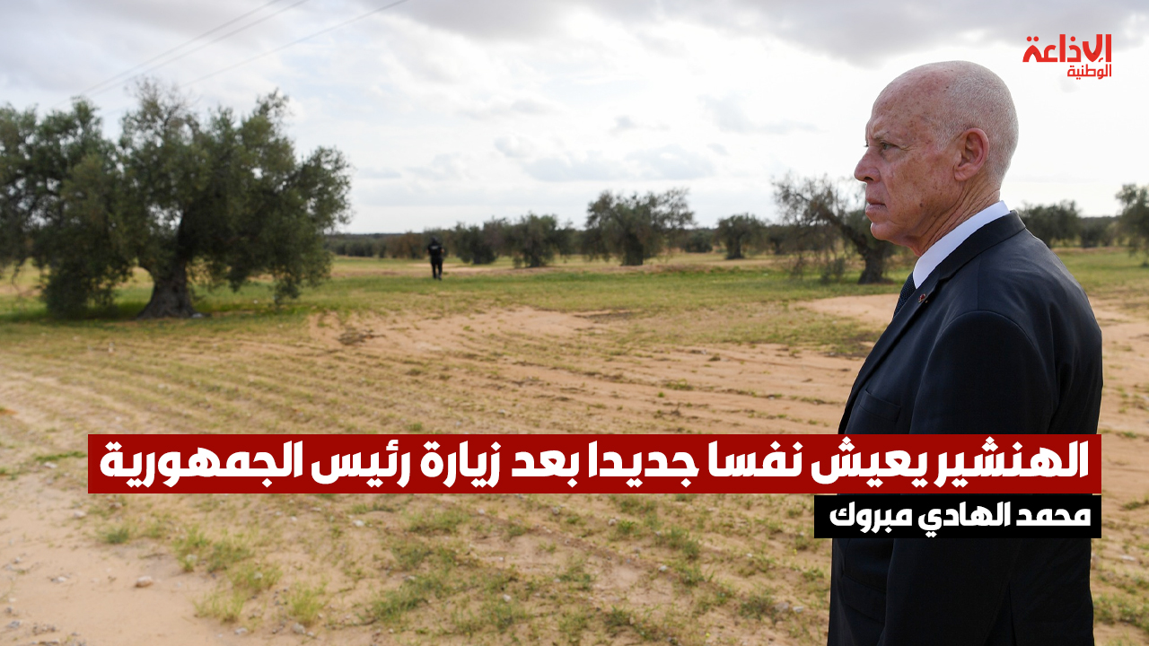 مدير هنشير الشعال محمد الهادي مبروك: الهنشير يعيش نفسا جديدا بعد زيارة رئيس الجمهورية