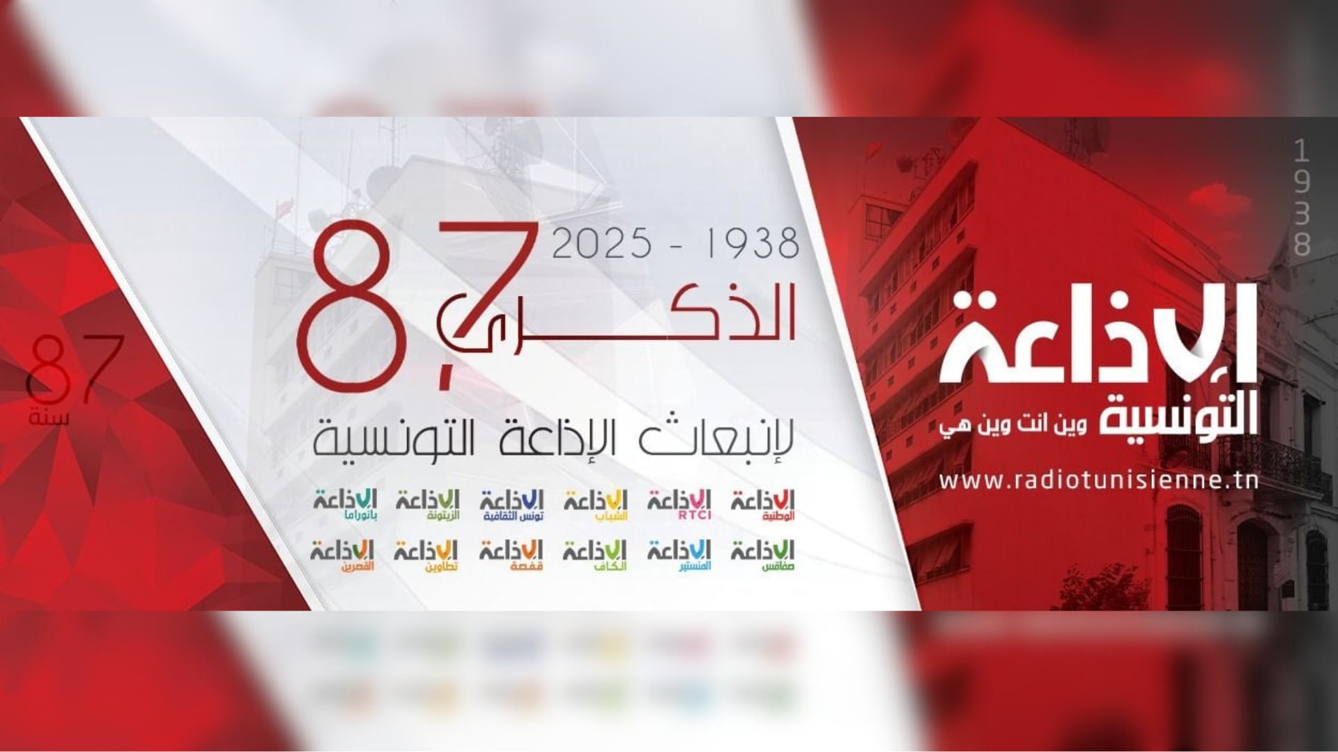 في الذكرى 87 لانبعاثها: الإذاعة التونسية تواصل مسار الرقمنة والتحديث