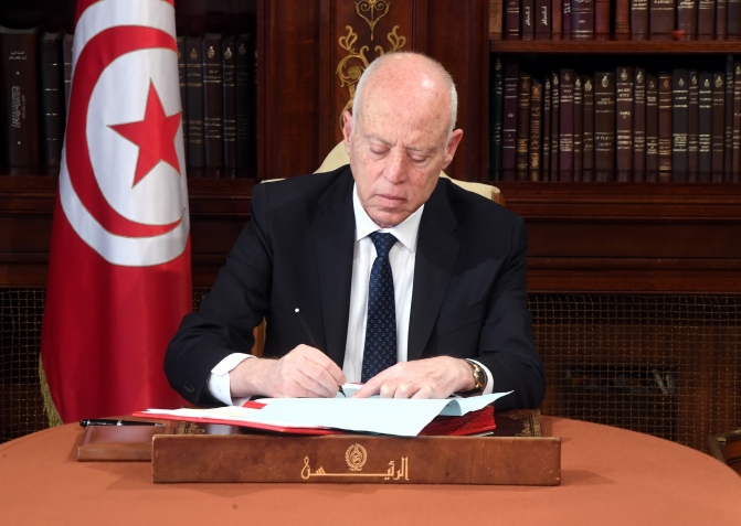  رئيس الجمهوريّة قيس سعيّد