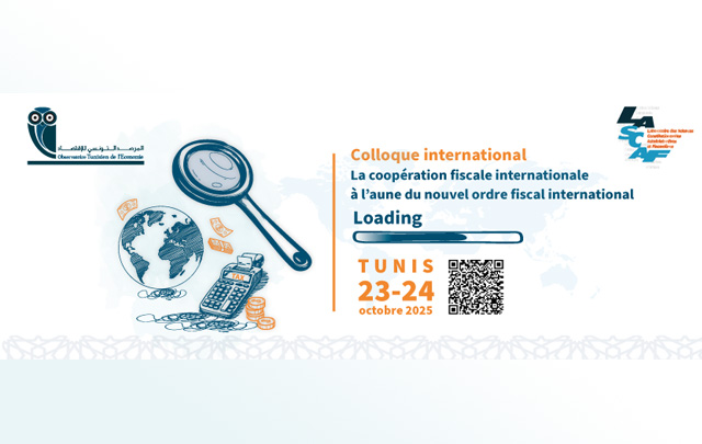 مرصد الاقتصاد ينظم ملتقى دوليا حول التعاون الضريبي الدولي