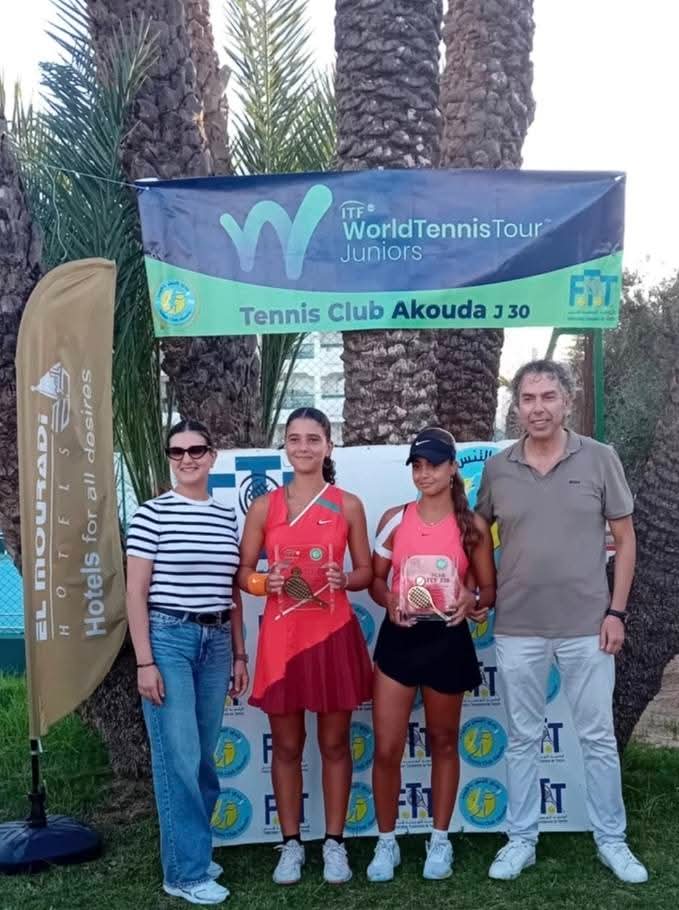 اختتام فعاليات الدورة الدولية للأواسط لنادي التنس بأكودة  