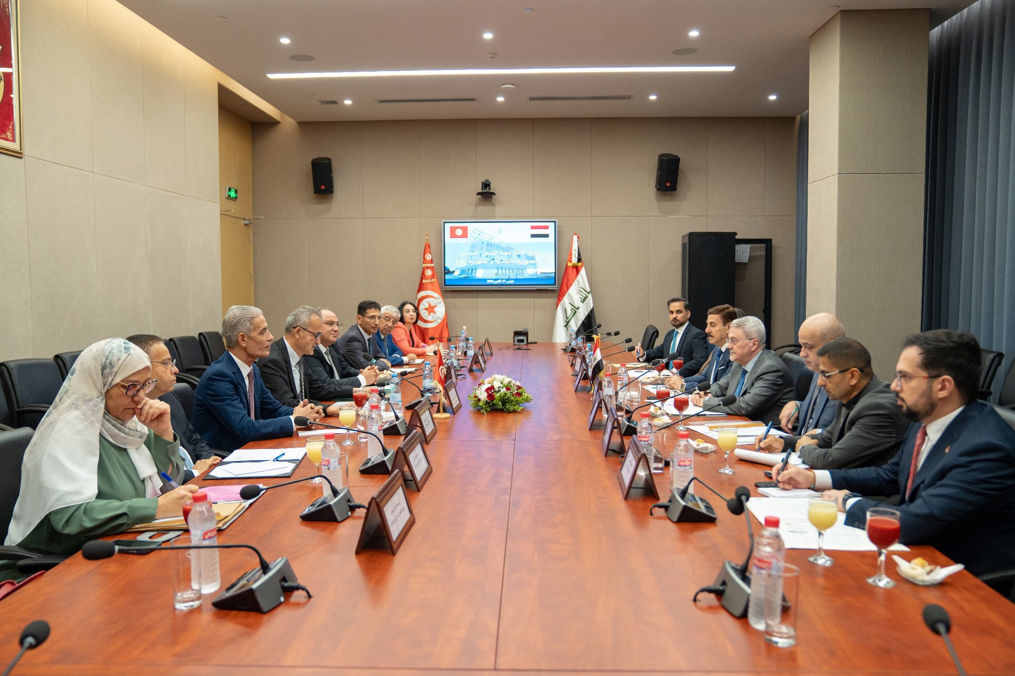 التعاون الثنائي والقضايا ذات الاهتمام المشترك أبرز محاور جلسة مباحثات تونسية - عراقية