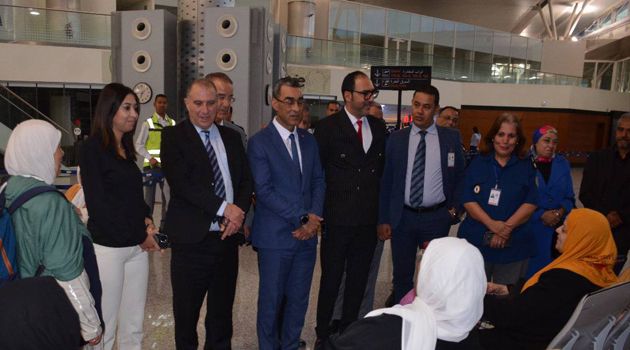 إنطلاق أول رحلة عمرة عبر مطار النفيضة 