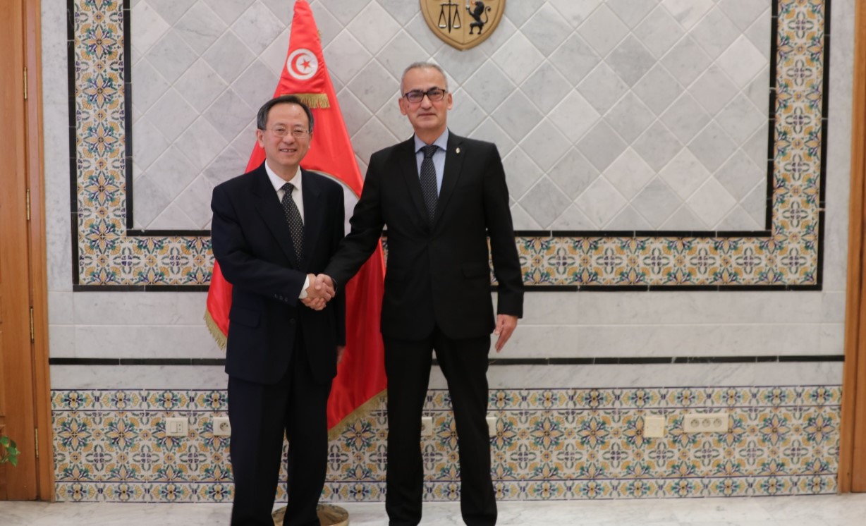 كاتب الدولة للخارجية يلتقي نائب رئيس الوكالة الصينية للتعاون الإنمائي الدولي