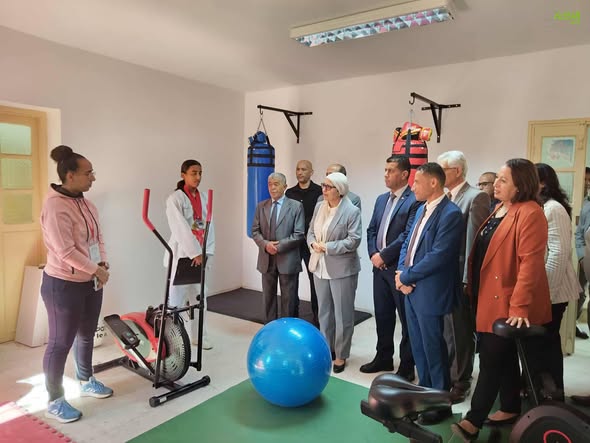 وزيرة الاسرة والمراة والطفولة تدشن المركز المندمج للشباب والطفولة بعين دراهم