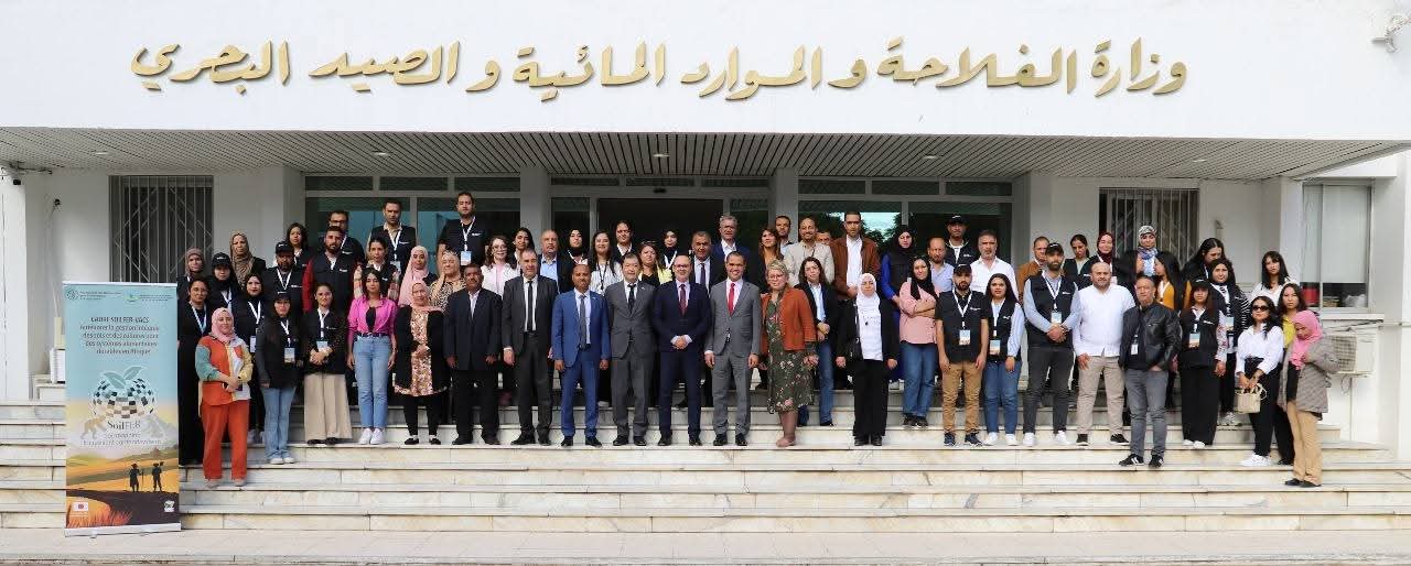 انطلاق الحملة الميدانية لجمع عينات التربة في إطار مشروع تحسين الادارةالمندمجة للتربة والزراعات من اجل النظم الغذائية المستدامة في افريقيا