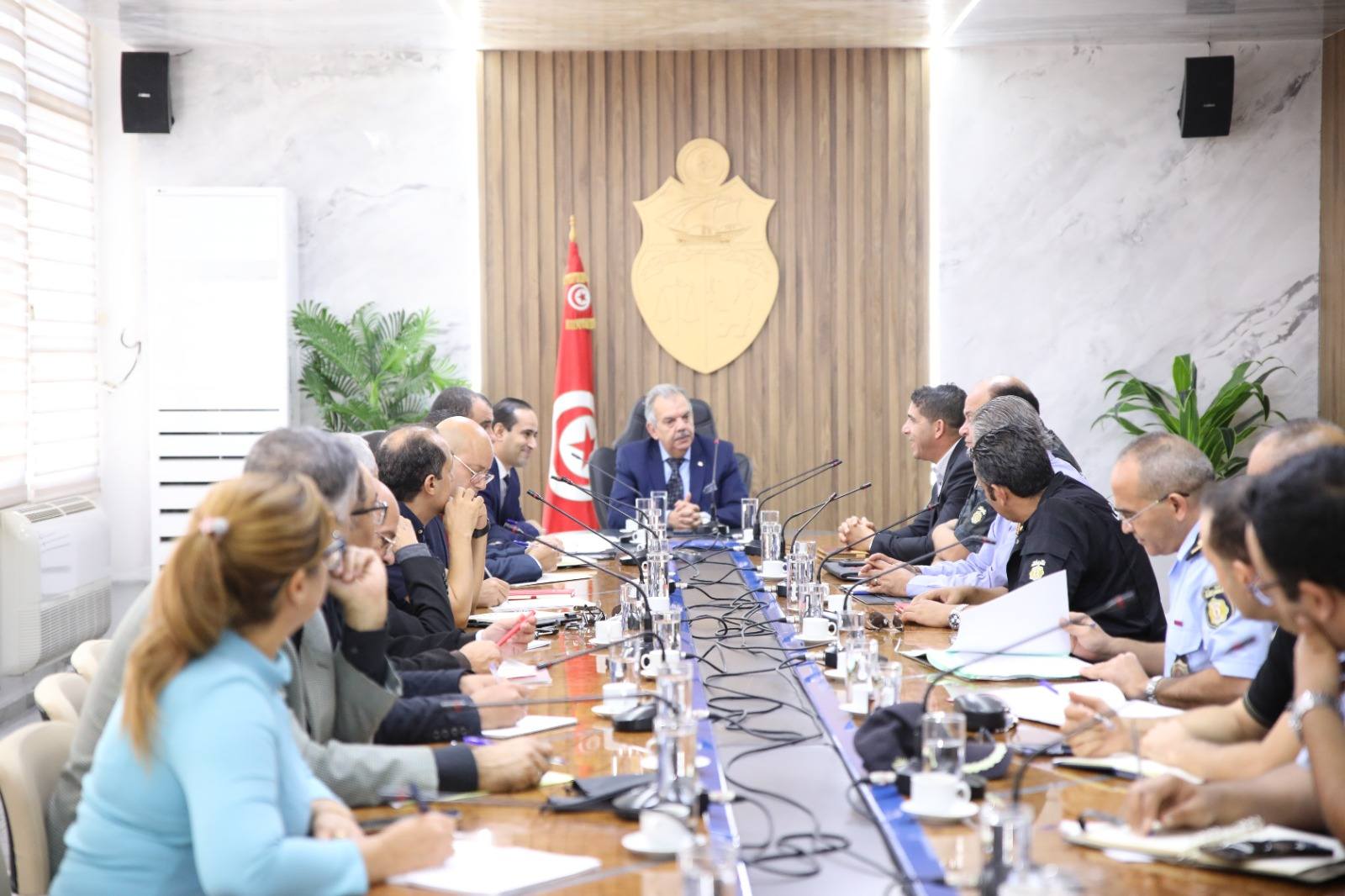 لقاء تنسيقي حول الحدّ من العنف في الملاعب الرياضية وتأمين المباريات.