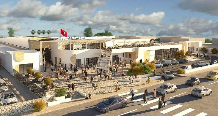 القيروان- السوق المركزية الجديدة: مشروع يرقى بالتسوق و ينظم المشهد الحضري