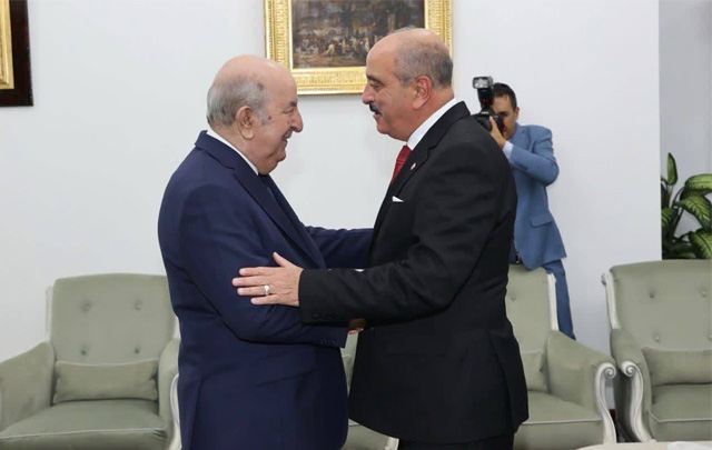 الرئيس الجزائري يستقبل وزير الخارجية محمد علي النفطي