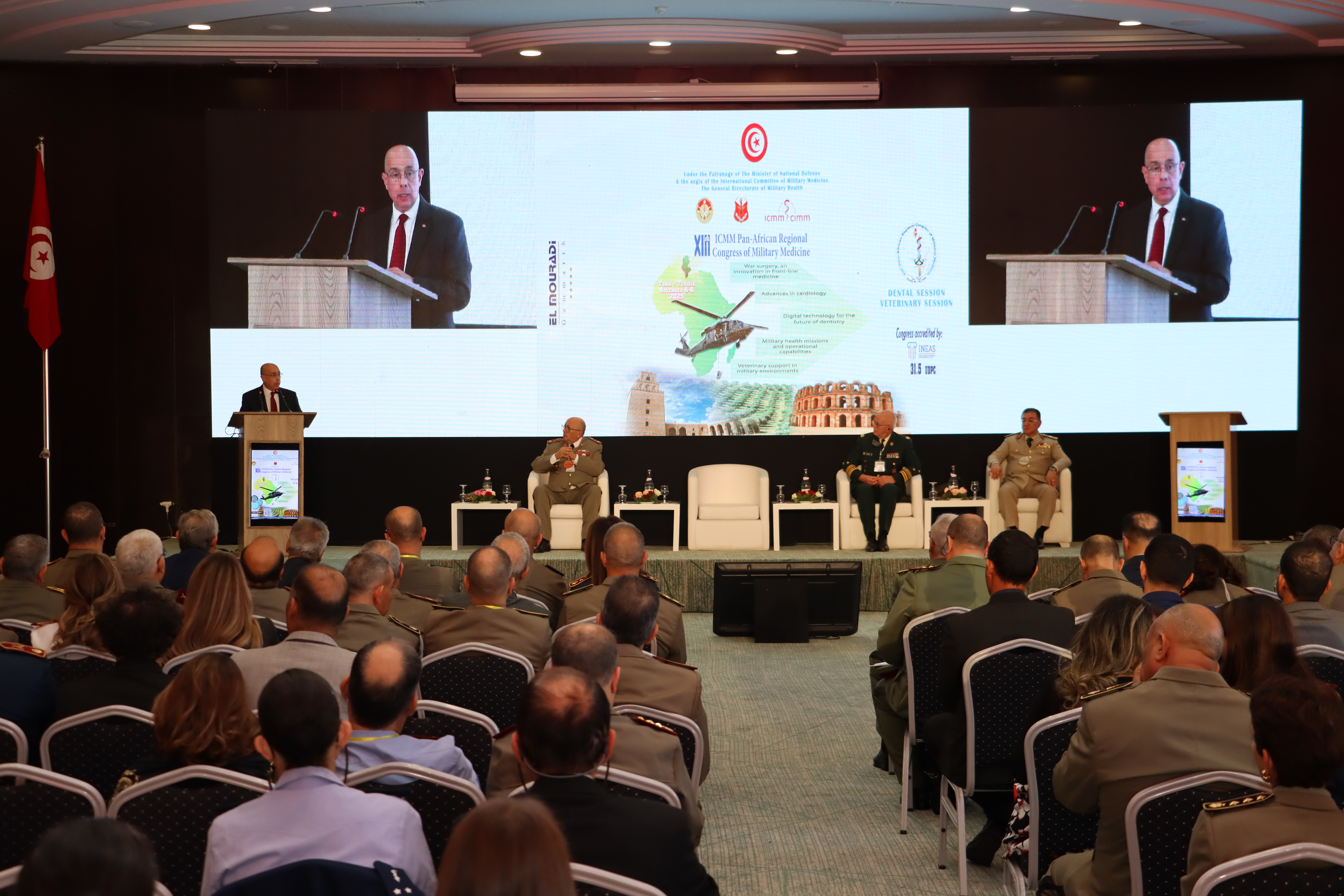 تونس تتولى رئاسة المجموعة الاقليمية الافريقية للطب العسكري للفترة (2025/2027)