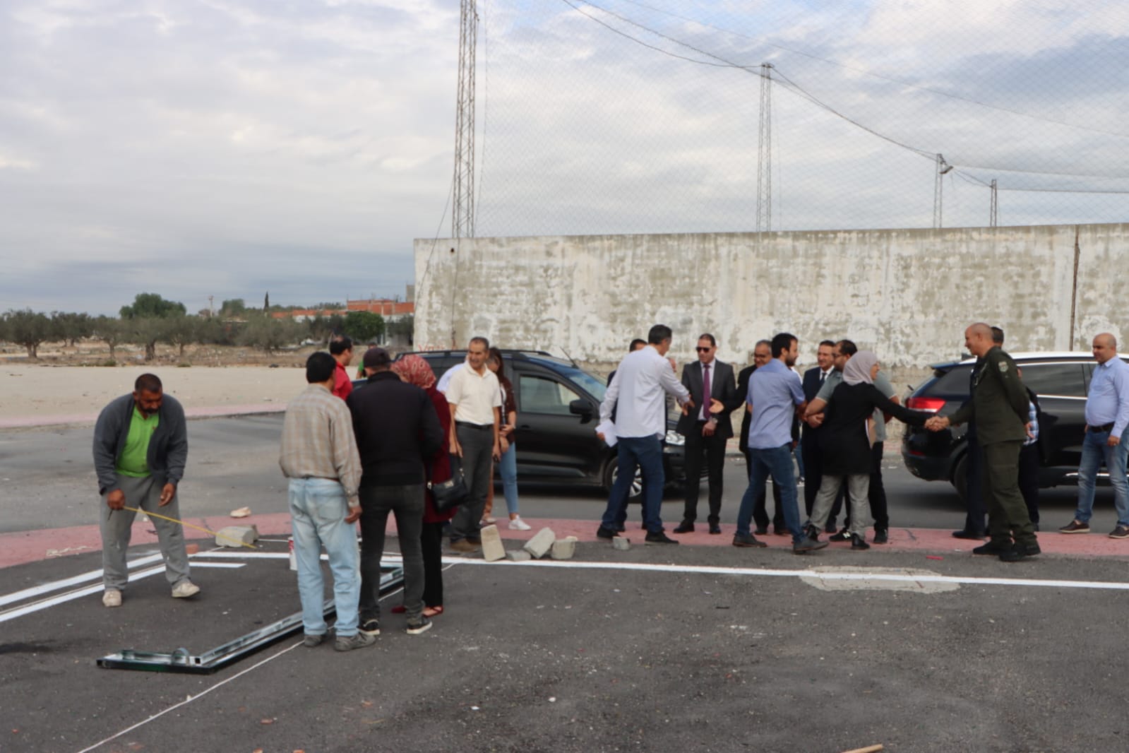 زيارة ميدانية للفضاء الجديد للسوق الأسبوعية بقصرهلال والاستعدادات للنقلة إليه