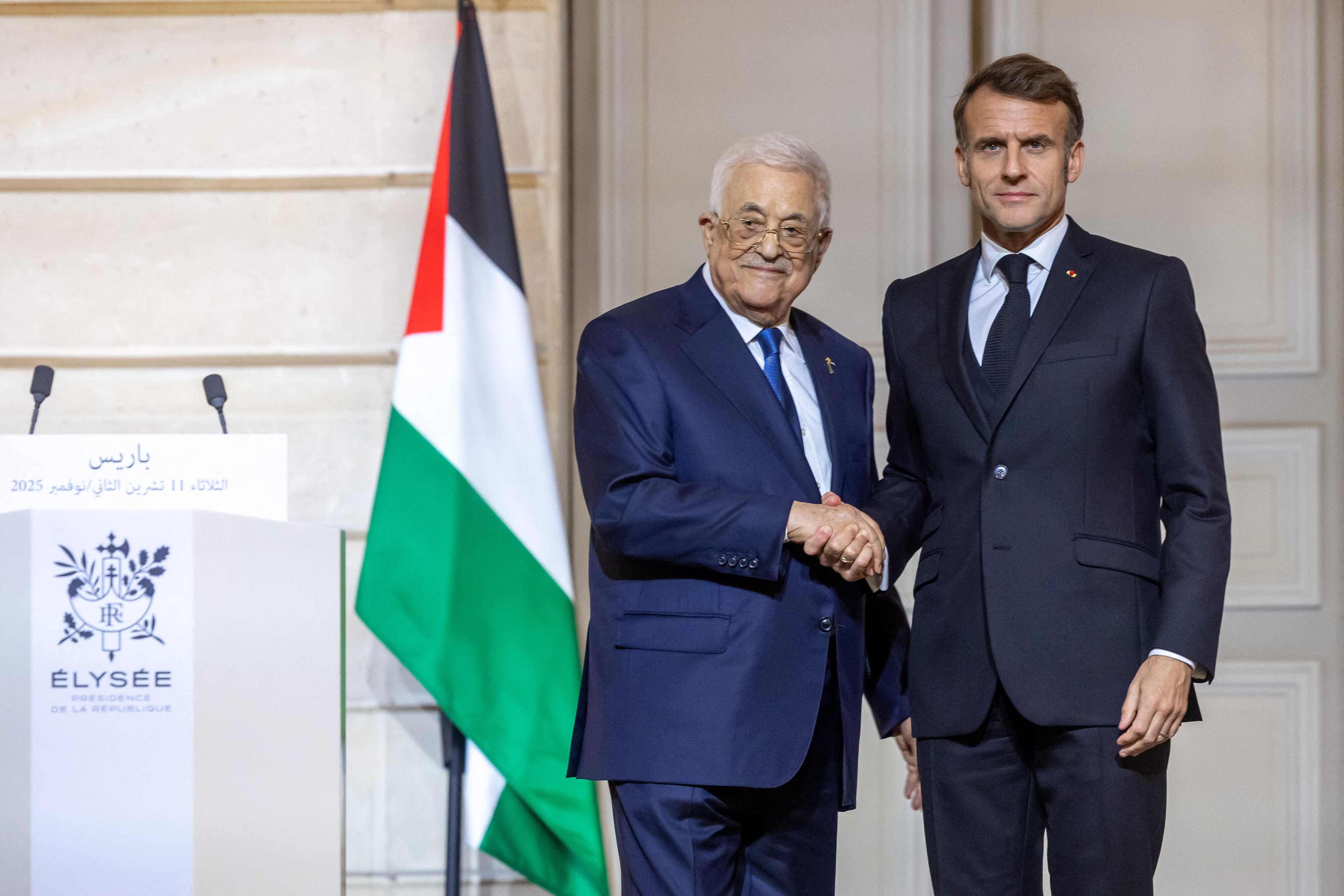 ماكرون: فرنسا ستساعد الفلسطينيين في صياغة دستور لدولتهم المستقبلية