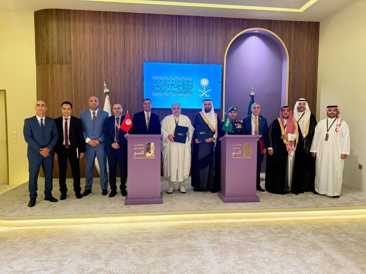 إمضاء اتفاقية ترتيبات موسم الحج خلال زيارة عمل لوزير الشؤون الدينية للمملكة العربية السعودية