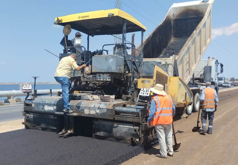 مدنين: تقدم اشغال مضاعفة الطريق الرومانية جربة-جرجيس بنسبة 74 بالمائة