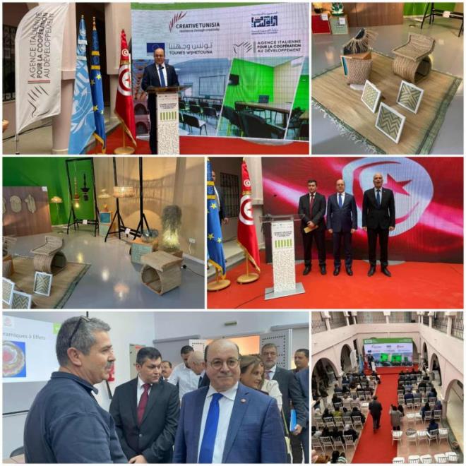 وزير السياحة يؤكد اهمية مركز التصميم الجديد في تاطير الحرفيين الشبان