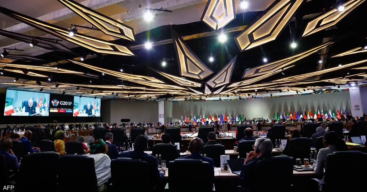 قمة العشرين تدعو الى سلام شامل في السودان وفلسطين