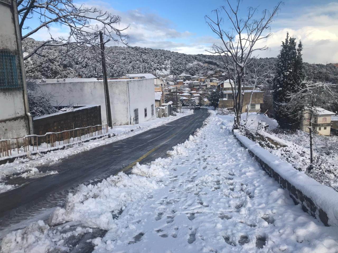 Premiers flocons à Aïn Draham : le Nord-Ouest grelotte sous un froid hivernal précoce